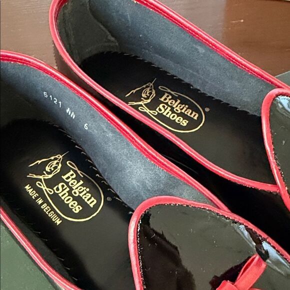 Elegant Black and Red Men\'s Loafers by main image 7